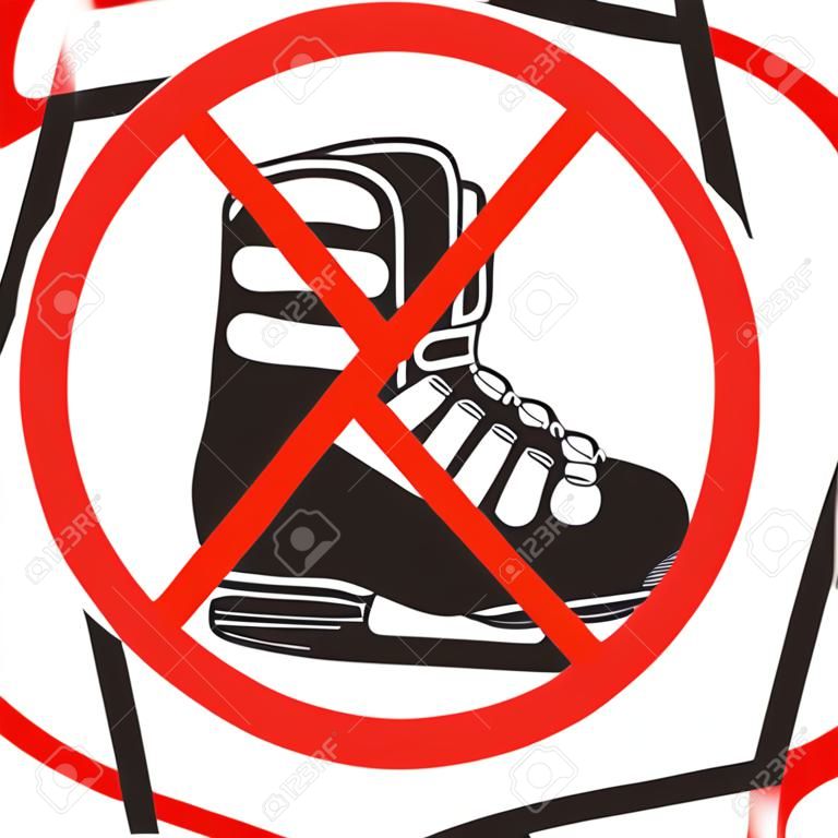 Brak śladów butów narciarskich