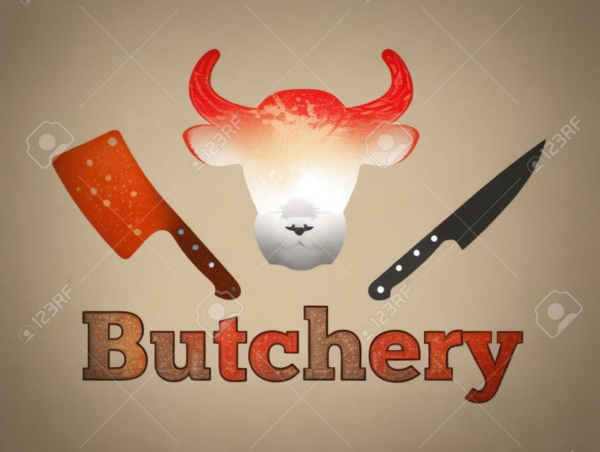 Butchery vector icon