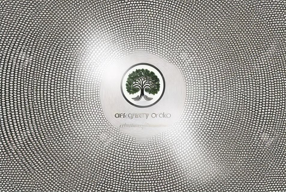 Circular Tree of Life Oak Banyan Logo Design Vector