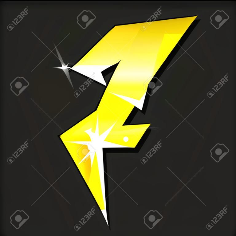 Lightning Bolt ikona wektor