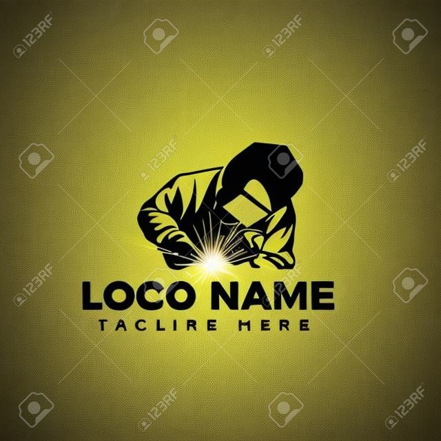 Diseño de logotipo de empresa de soldadura, LOGO DE SOLDADOR LOGO SIMPLE Y LIMPIO