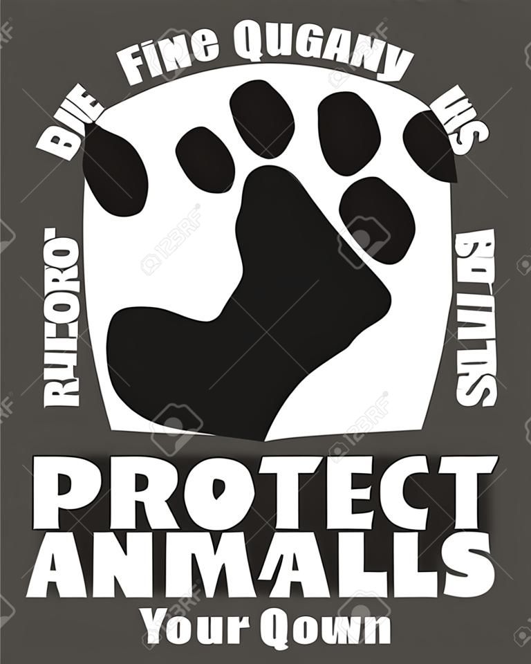 Protéger les animaux Logo