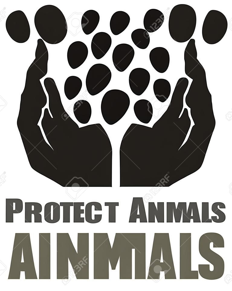 Protéger les animaux Logo