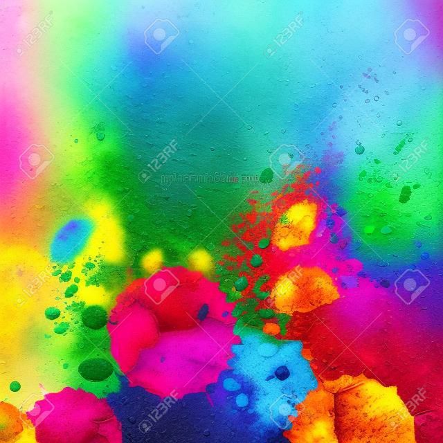 colorful grunge splash paint