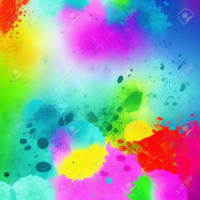 colorful grunge splash paint