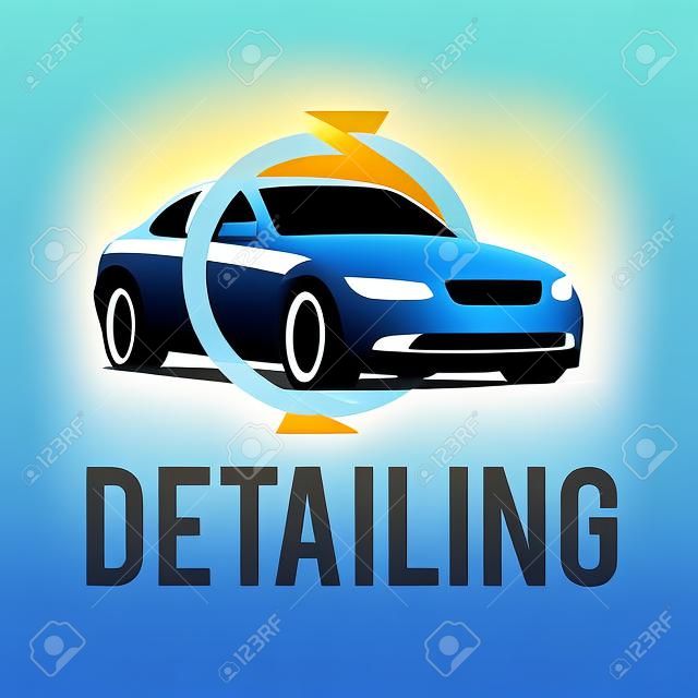 L'icône de voiture détaillant