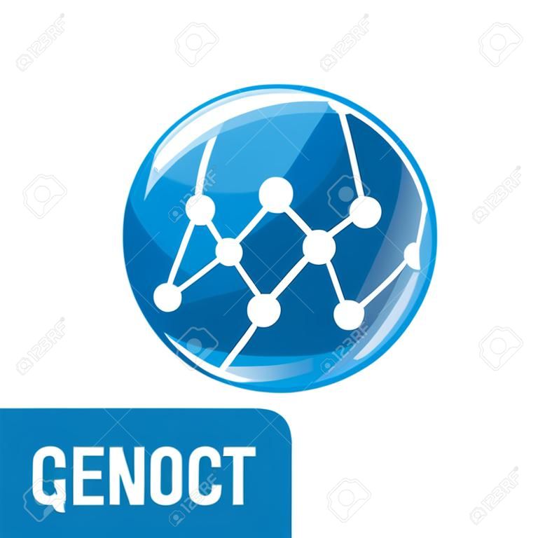 logo vectoriel réseau mondial à travers le monde