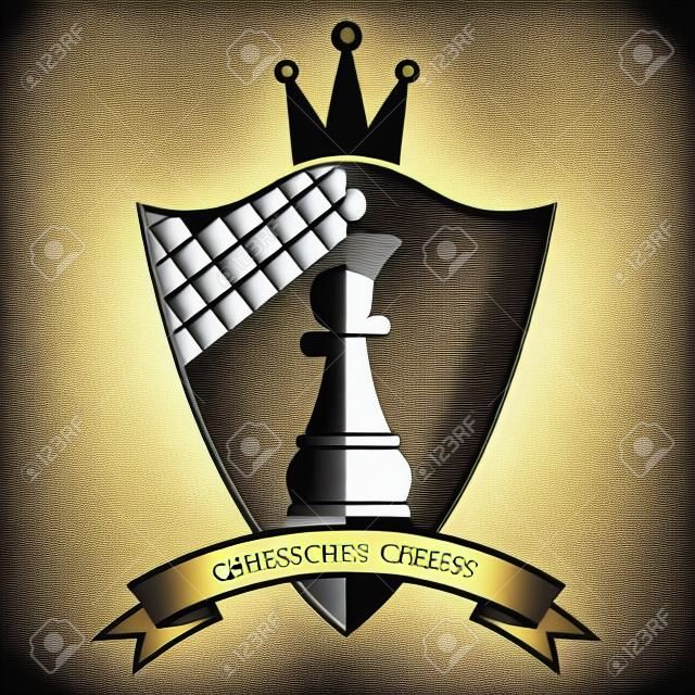 Chess crest.  illustration 