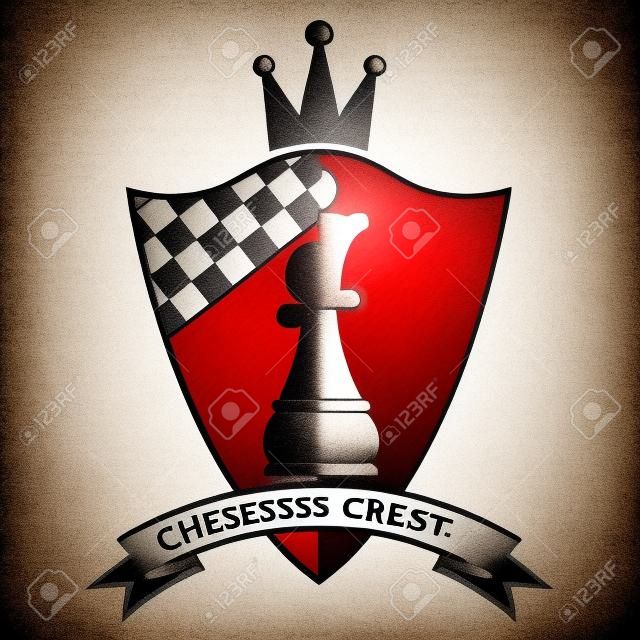 Cresta de ajedrez. Ilustración
