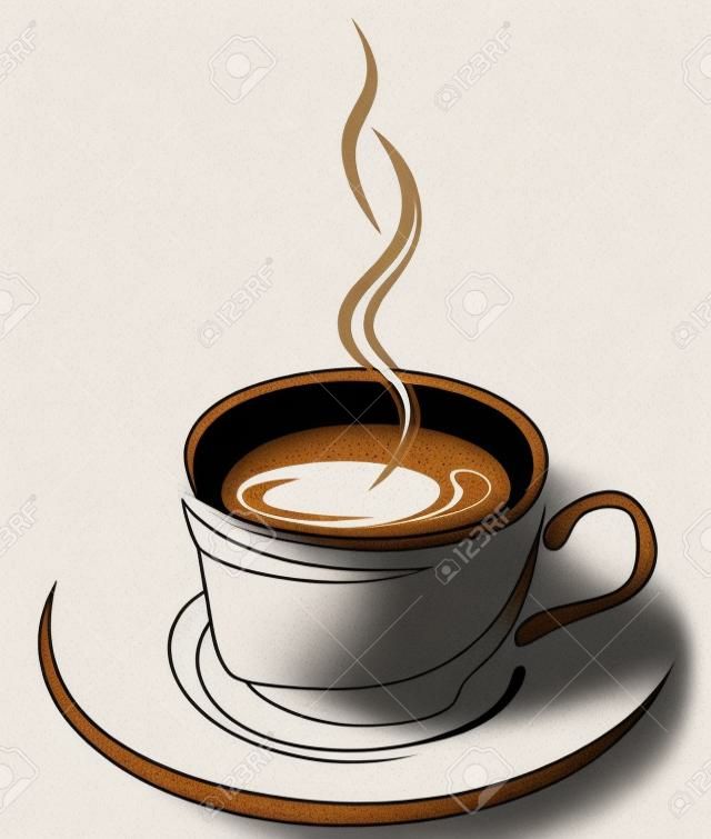 Иллюстрация чашки кофе