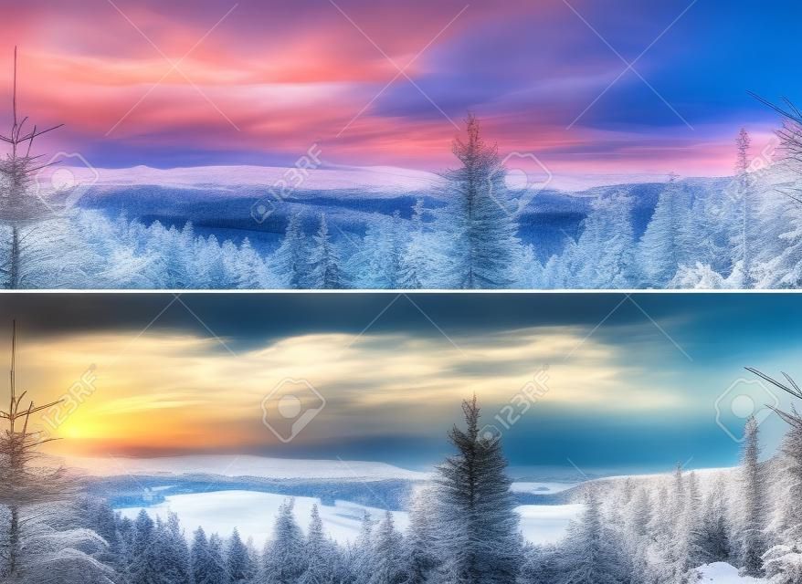 全景景观-冬季和夏季2季