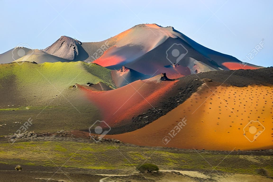 Volcanic landscape of Lanzarote Island - Spain