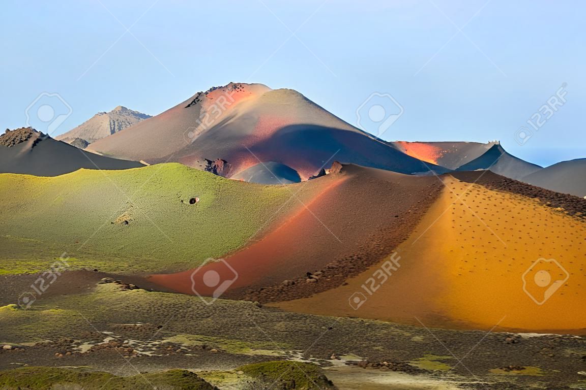 Volcanic landscape of Lanzarote Island - Spain