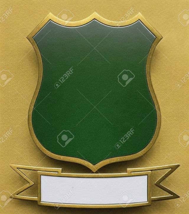 Videz Badge blanc Bouclier Emblem Insignia Coat of Arms Logo