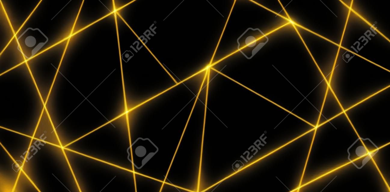 abstract background close up web or net with golden lines glowing effect, applicable for website banner, poster sign corporate, social media templates, futuristic backgrounds, header and landing page