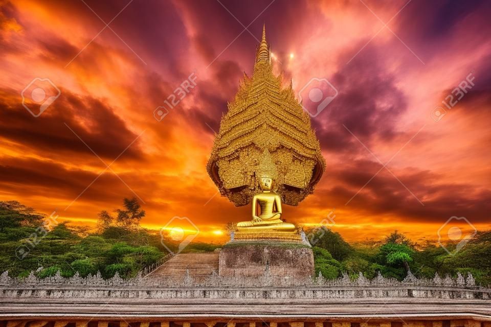 Buddha statue of wat tham pha daen temple, Famous temple of Sakon nakhon,Thailand