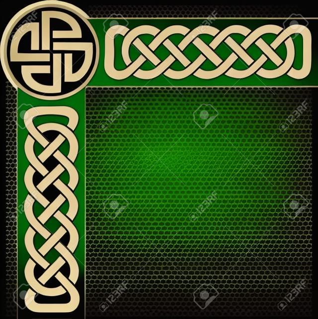 Celtic vector ornament corner