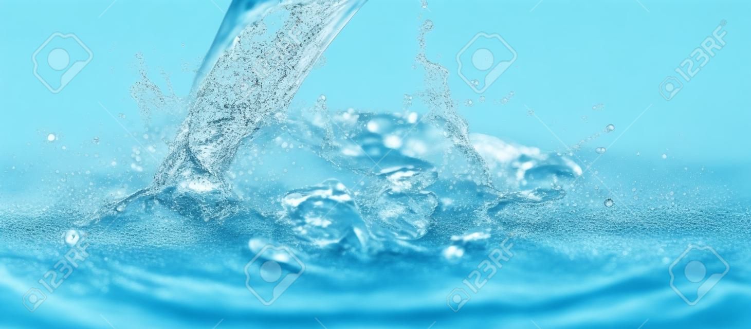 Splash of Water in Woman foot