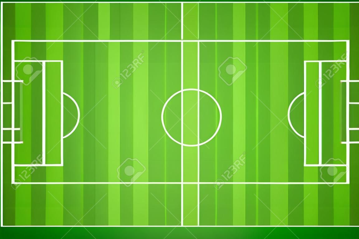 Illustration d'un terrain de football.