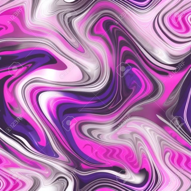 Seamless marble texture, abstract liquid background. Pink, violet, purple abstract pattern. Vector backdrop.