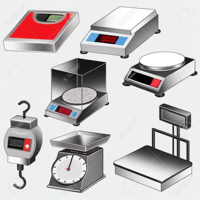 vector set of weighing machine