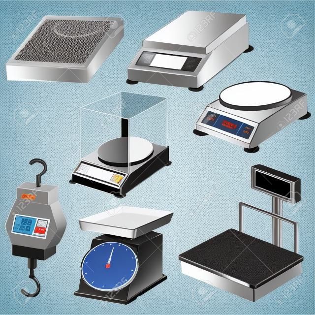 vector set of weighing machine