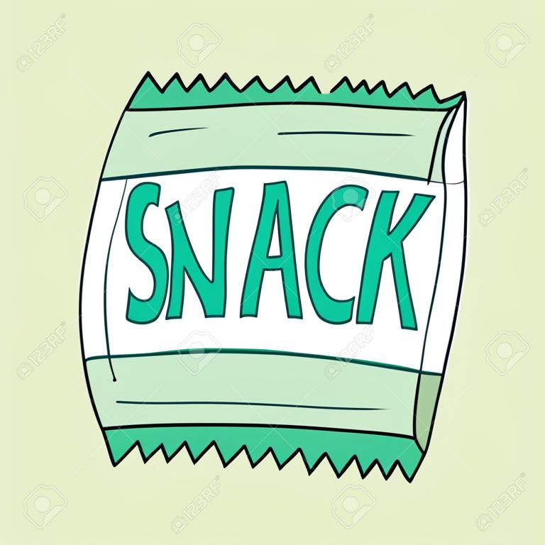vector set of snack