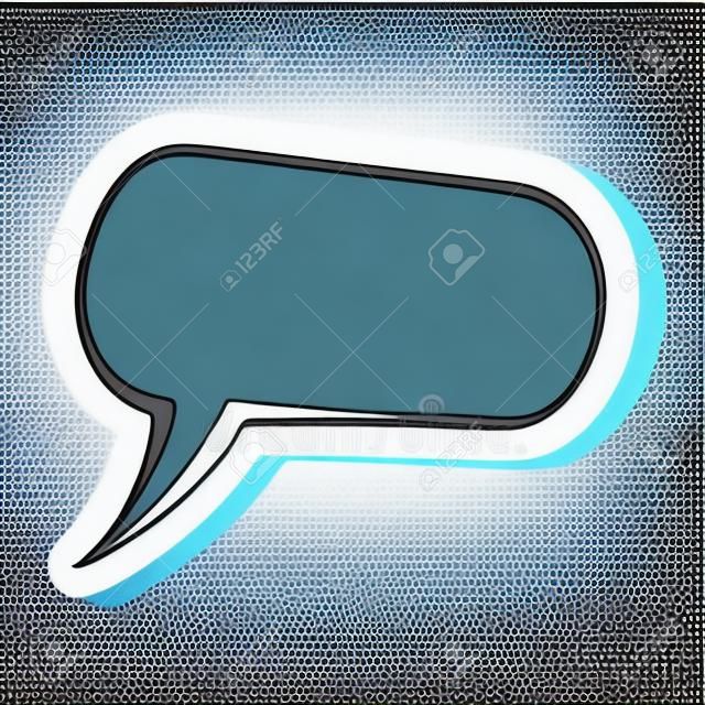 comic speech bubble or speech balloon on transparent background vector illustration