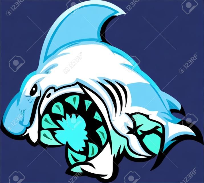 Shark Mascot Cartoon Image