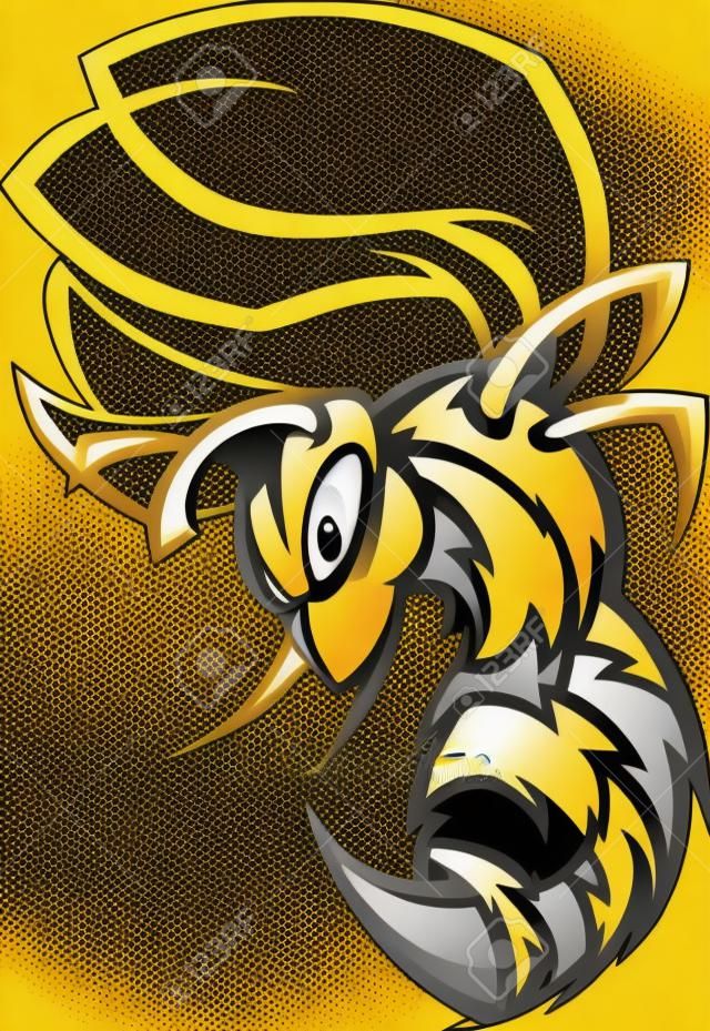 Bee Hornet Graphic Vector Illustration
