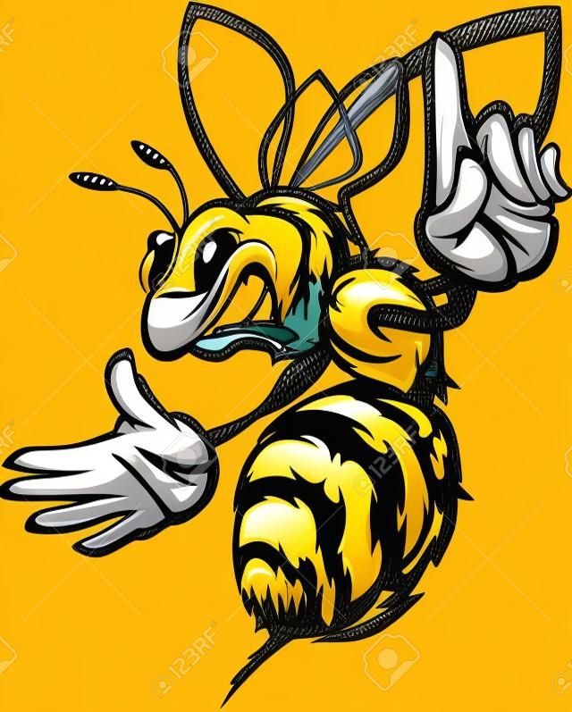 Hornet Bee Wasp Cartoon Kép