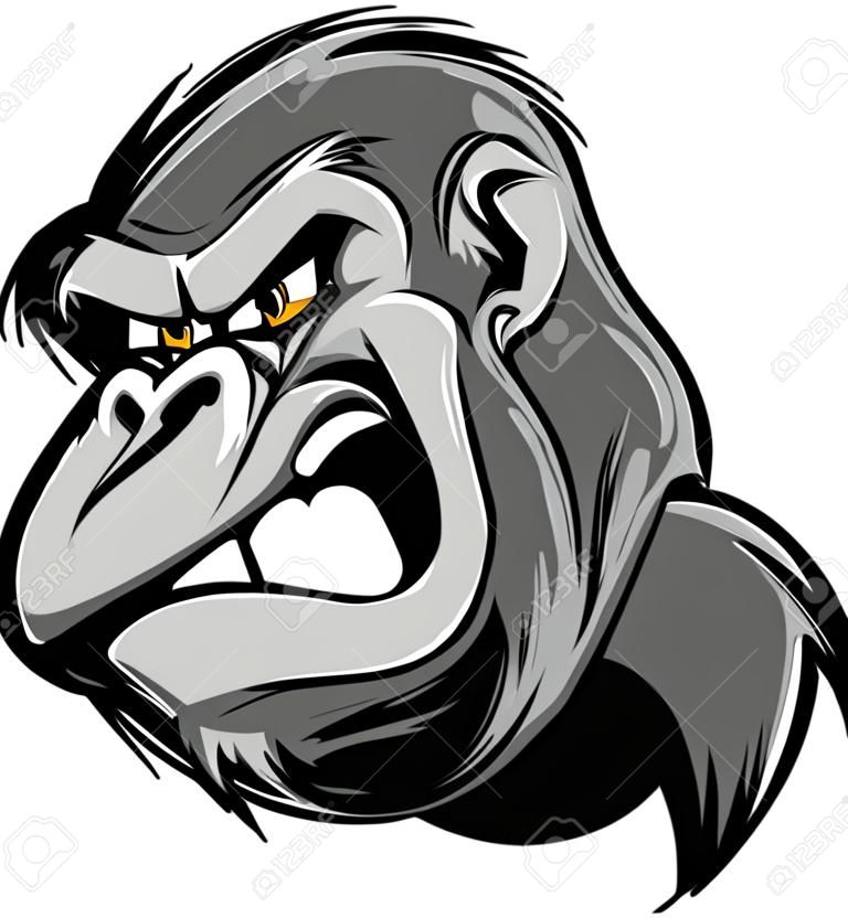 大猩猩或Ape Mascot Cartoon