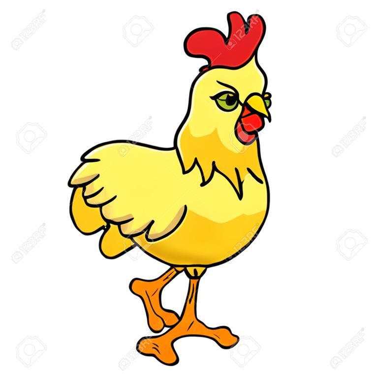 Daft Cartoon Chicken 02