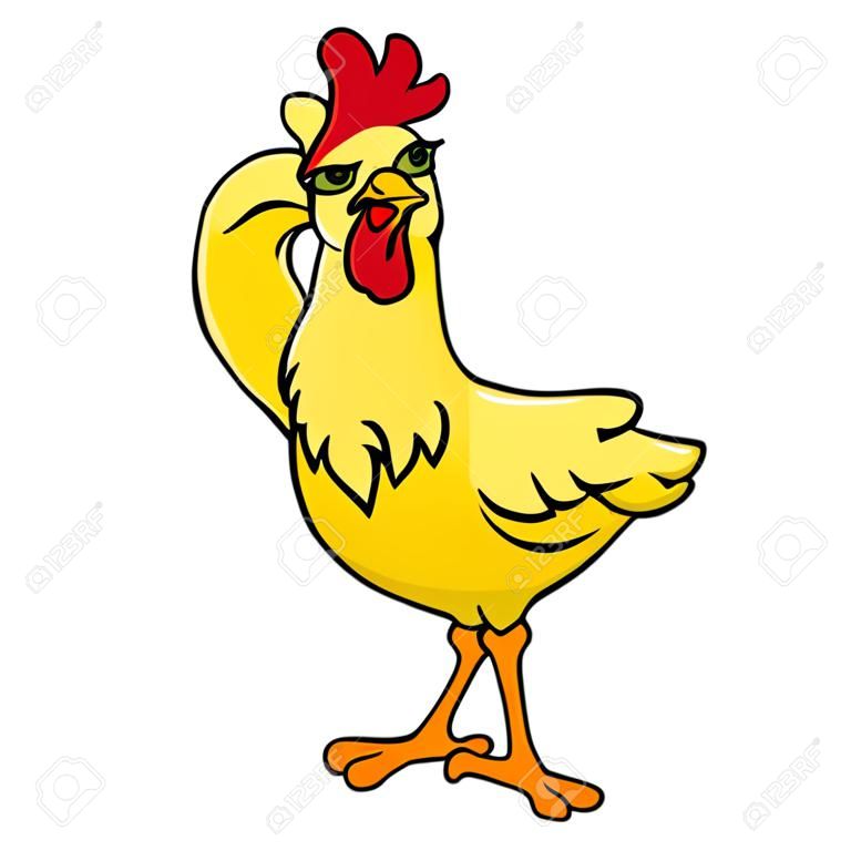 Daft Chicken Cartoon 02