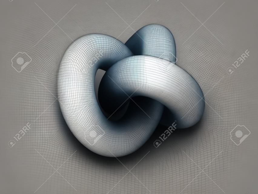 3D Gordian knot