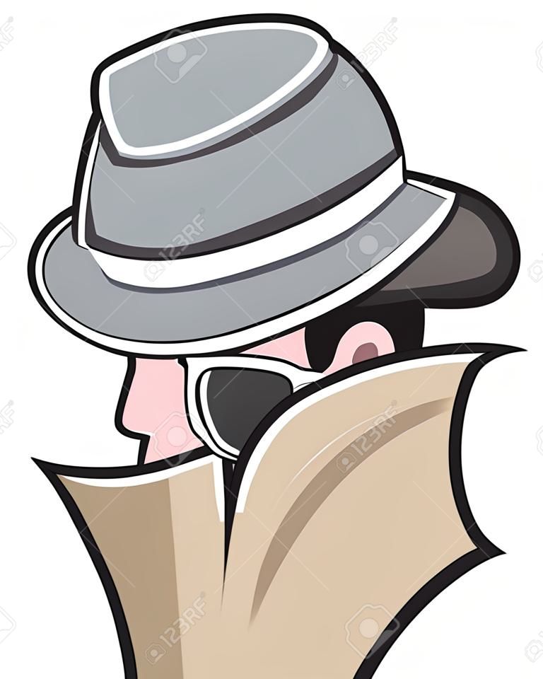 illustration of the spy