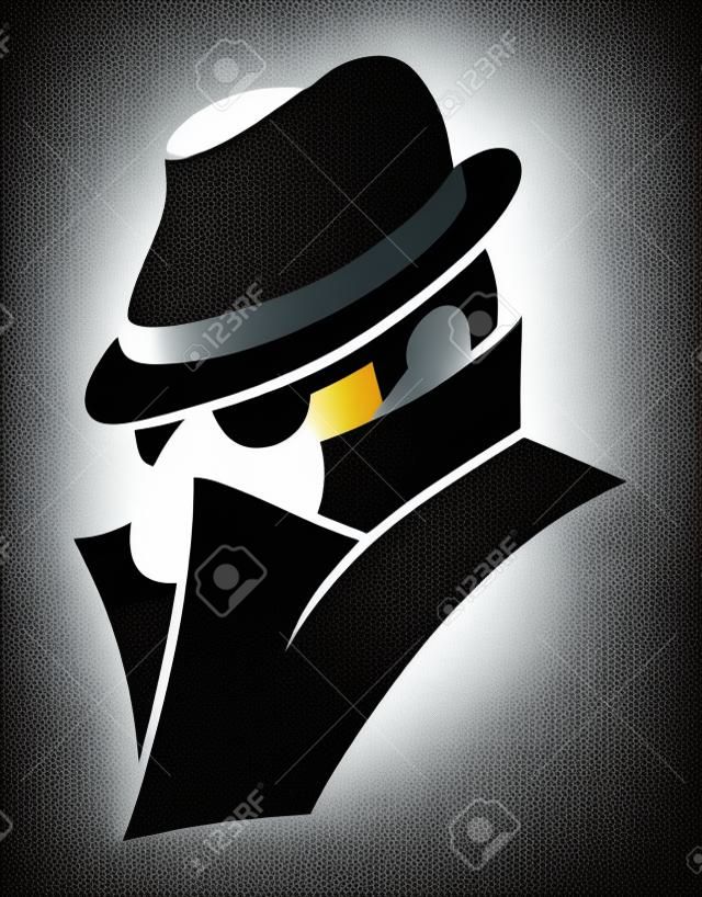 Vector illustration of the spy
