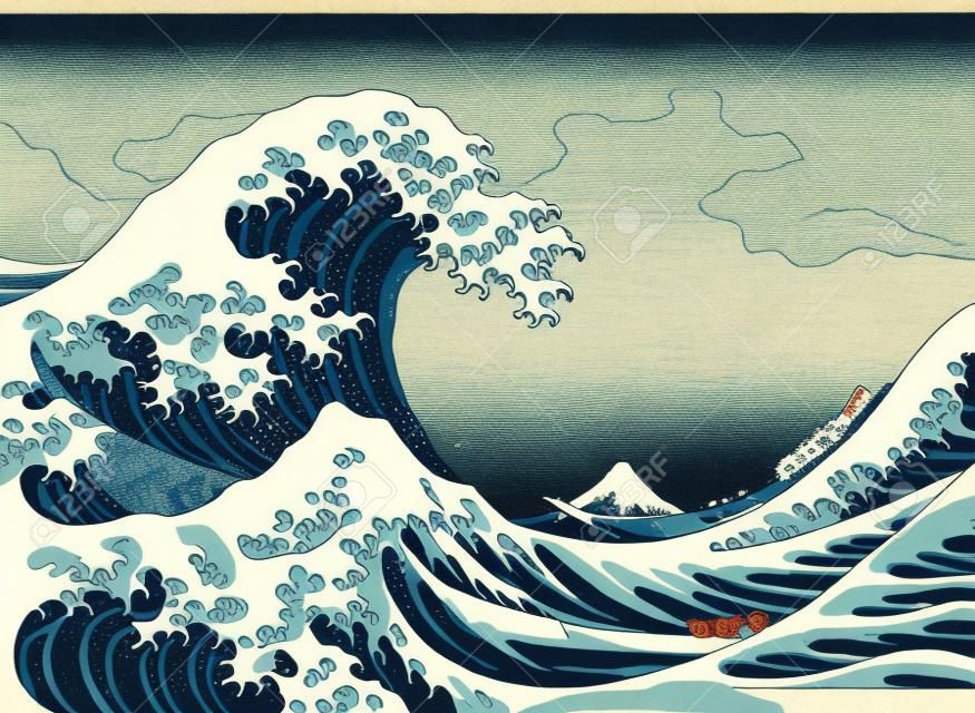 Hokusai fali