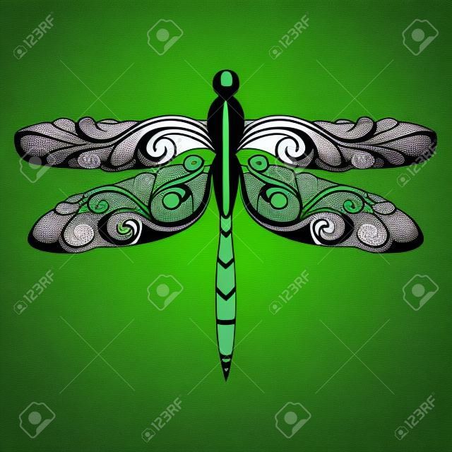 Vector icono de la libélula