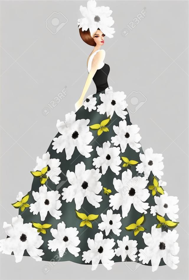 The flower dress