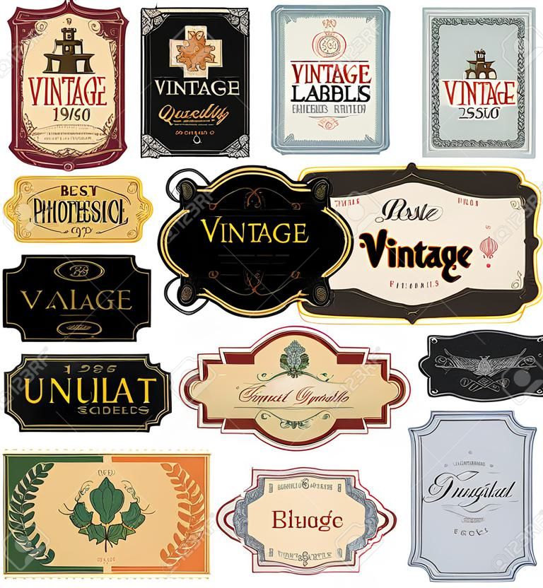 Etichette Vintage Collection