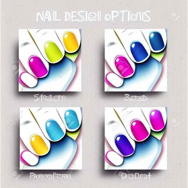 Simple High End Triangle Geometric Color Block Design Hot Stamping Nail Art  Coupon | PSD Free Download - Pikbest