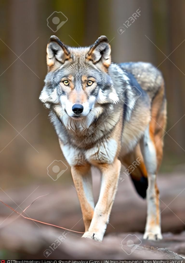 灰色オオカミ (Canis lupus ループス) はその高度な表出行動、そのより社交的な性質上、大きな獲物を狩りその形態学的適応によって示されるように、イヌ属の最も専門的なメンバーであります。