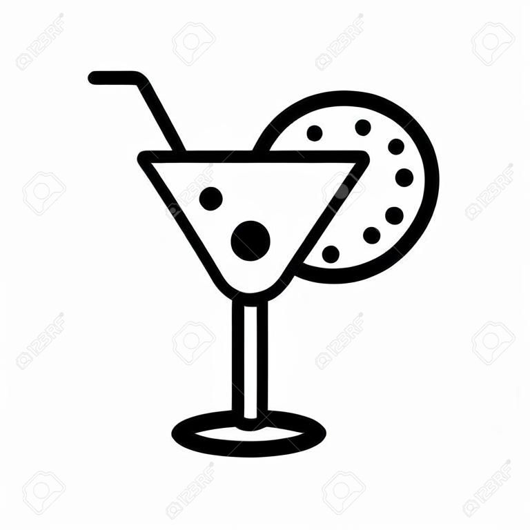 Cocktail limoen pictogram