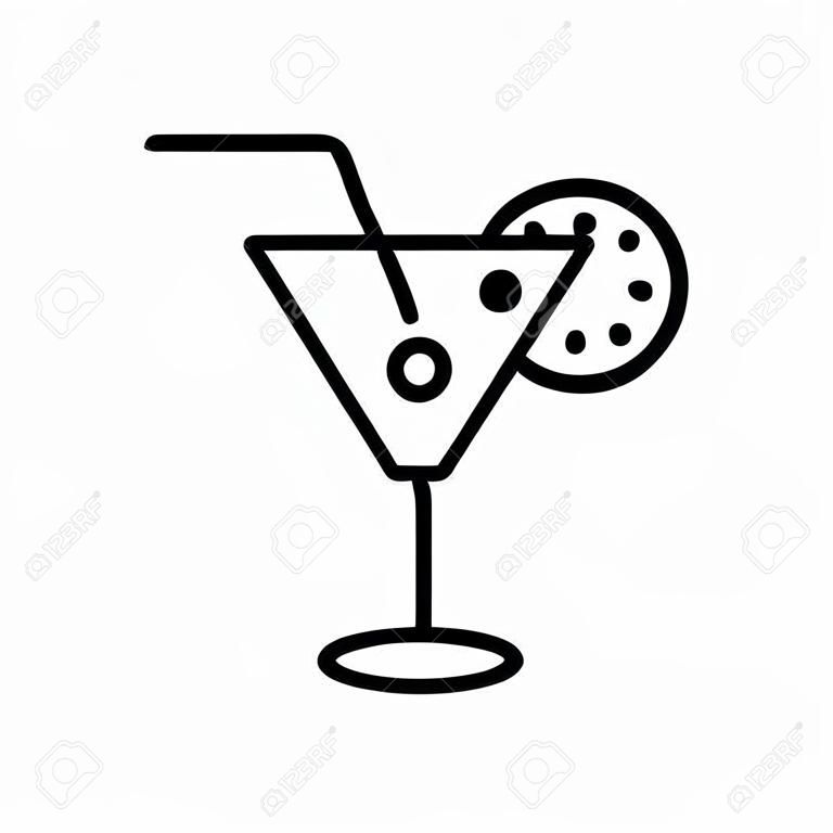 Cocktail limoen pictogram