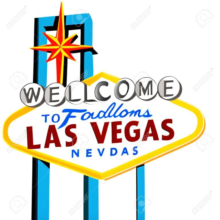 Una imagen de una señal de bienvenida a Las Vegas.