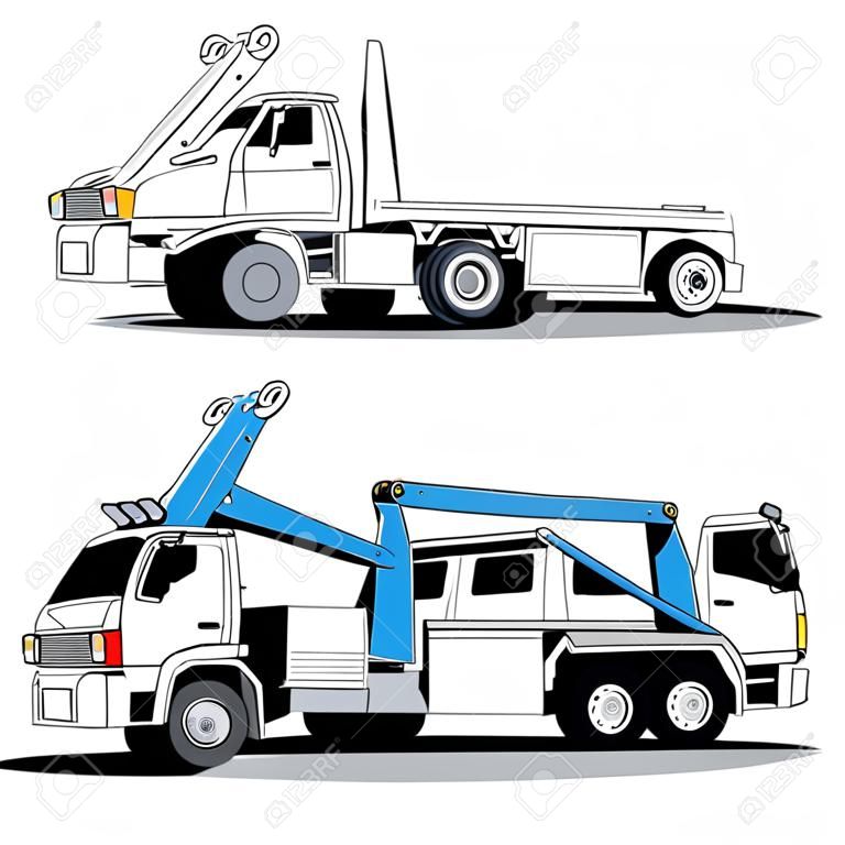 Tow truck.