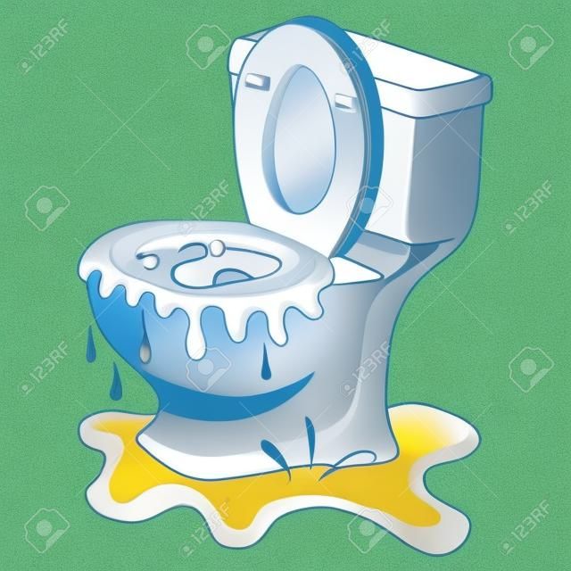 Een afbeelding van een Clogged Toilet.