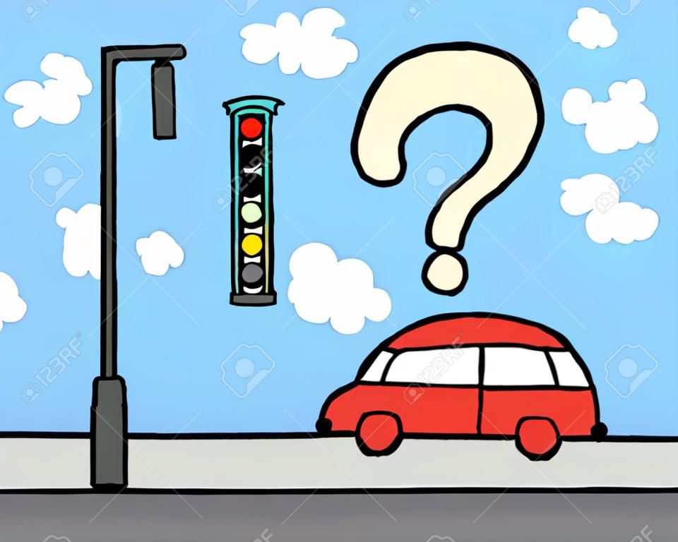 Odd traffic lights