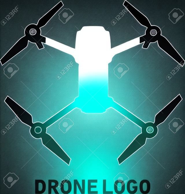 Drone logo vettoriale